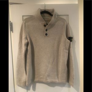 Men’s Stone Island wool sweater, size large. Never worn.
